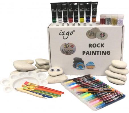 Rock painting pakket 75 delig incl. stiften